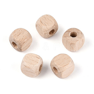 Beech Wood European Beads WOOD-T033-09B-1