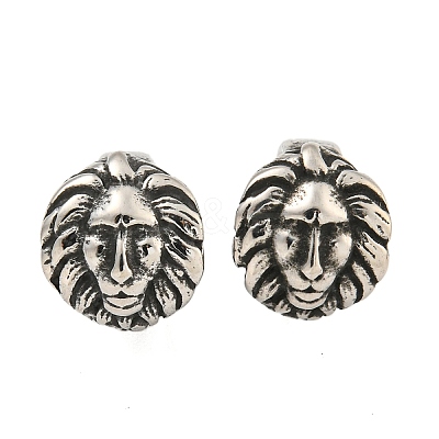 316 Surgical Stainless Steel Large Hole Beads Hand Polished STAS-Q326-05AS-04-1