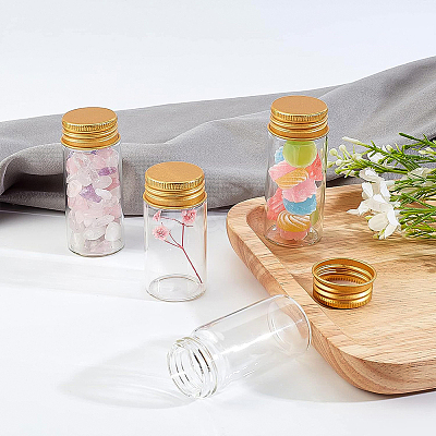 Round Glass Storage Containers for Cosmetic GLAA-BC0001-12B-1