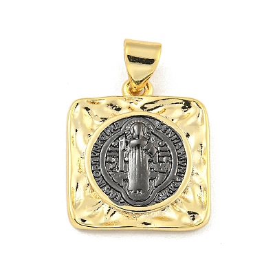 Rack Plating Brass Pendants KK-Z053-27G-1