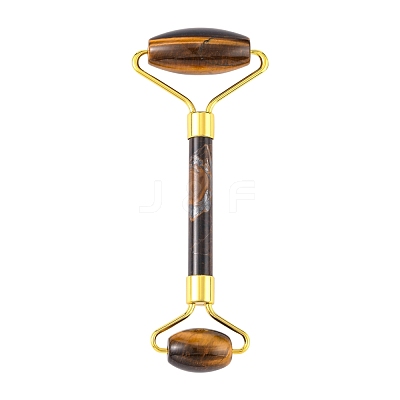 Natural Tiger Eye Face Massager DJEW-F005-01C-1
