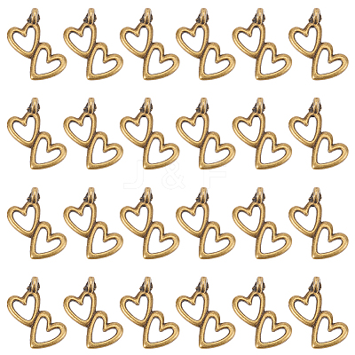 100Pcs Tibetan Style Alloy Pendants TIBEP-PH0001-68-1