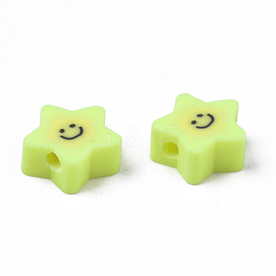 Handmade Polymer Clay Beads CLAY-N011-45A-09-1