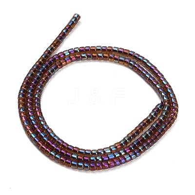 Electroplate Glass Beads Strands GL-CBAA615-01H-1