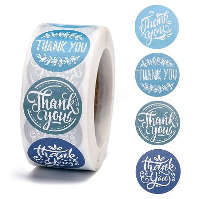 1 Inch Thank You Stickers DIY-G013-A10-1