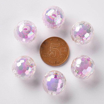 Transparent Acrylic Beads TACR-S152-14B-A03-1