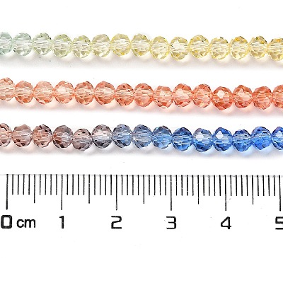 Transparent Painted Glass Beads Strands LS-DGLA-A034-T3mm-A02-1