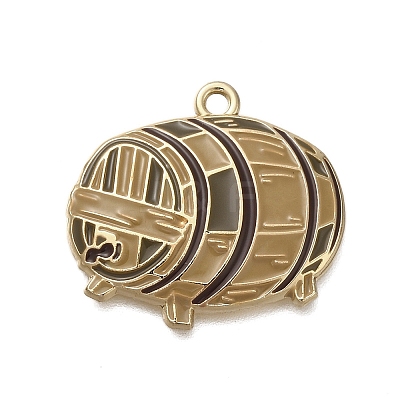 Oktoberfest Theme Alloy Enamel Pendants ENAM-S021-06G-D-1