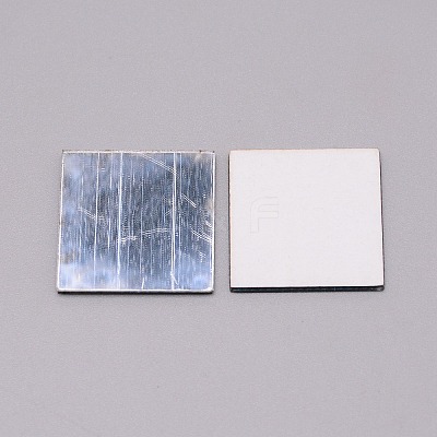 3D Mirror Square Acrylic Mosaic Wall Sticker DIY-WH0301-28-1