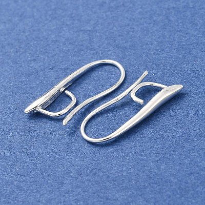 Brass Earring Hooks KK-H502-11S-01-1