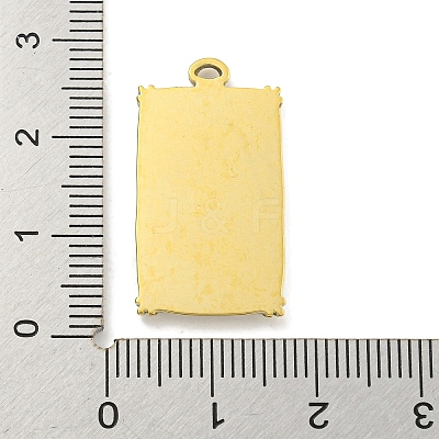 Real 18K Gold Plated PVD Vacuum Plating 304 Stainless Steel Pendants STAS-L278-012G-01-1