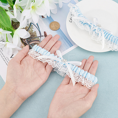 Polycotton Garter Leg Ring AJEW-WH0165-77-1