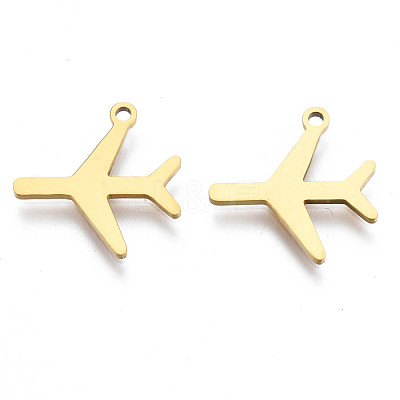 Ion Plating(IP) 201 Stainless Steel Pendants STAS-T044-265G-1