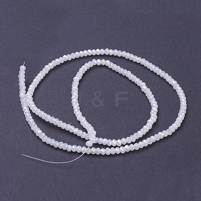 Electroplate Glass Beads Strands EGLA-R048-2mm-36-1