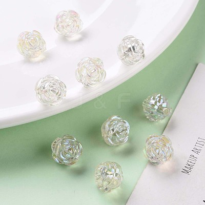 Transparent Acrylic Beads TACR-S154-33C-205-1
