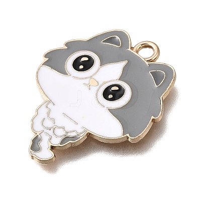 Alloy Enamel Pendants FIND-E047-02KCG-02-1