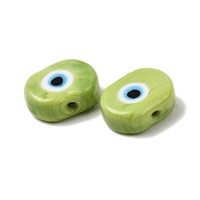 Handmade Evil Eye Lampwork Beads LAMP-G168-02-05-1