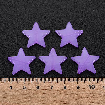 Imitation Jelly Acrylic Beads X-MACR-S373-90-E04-1
