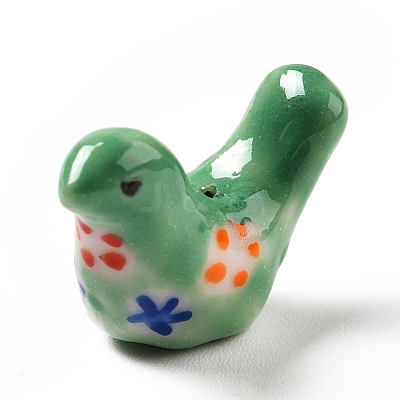 Handmade Printed Porcelain Beads PORC-F005-04A-1