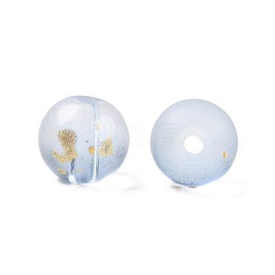 Frosted Baking Paint Glass Beads LS-DGLA-N005-8mm-07-1