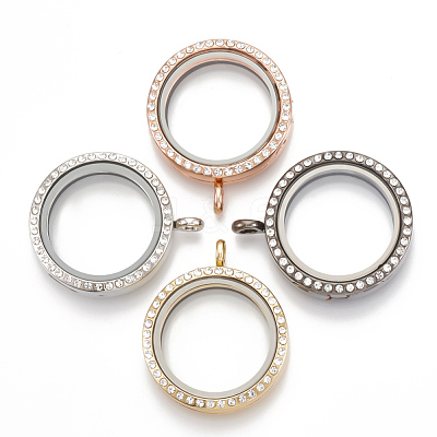 Alloy Magnetic Locket Pendants PALLOY-T052-23-1