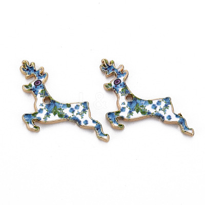 Alloy Enamel Pendants ENAM-N055-017A-01-NR-1