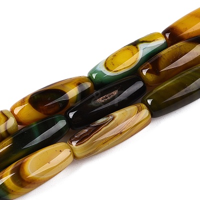 Natural Agate Dyed Beads Strands G-T138-230G-1