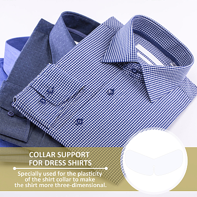 PVC Shirt Collar Shaping Support LS-FIND-WH0159-20B-1