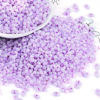 Lustered Glass Seed Beads SEED-K010-04A-1