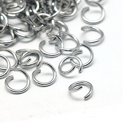 304 Stainless Steel Open Jump Rings A-STAS-E011-4x0.7mm-1