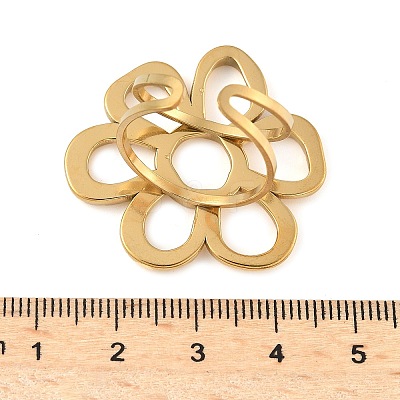 304 Stainless Steel Open Cuff Rings for Women LS-RJEW-U060-04B-G-1