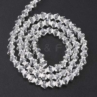 Transparent Glass Beads Strands EGLA-A039-T6mm-D13-1