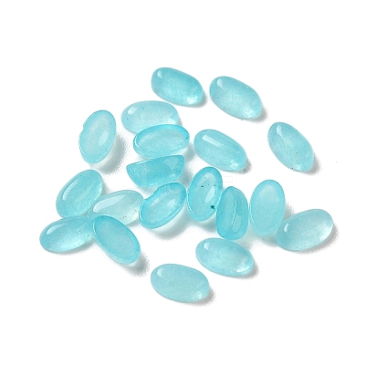 Natural White Jade Dyed Cabochons G-F772-01A-04-1