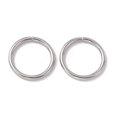 Non-Tarnish 304 Stainless Steel Open Jump Rings X-STAS-C040-01G-P-1