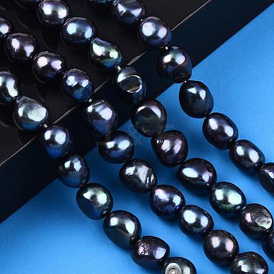 Natural Cultured Freshwater Pearl Beads Strands PEAR-N014-10C-1
