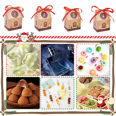 Christmas Cardboard Candy Boxs CON-WH0086-040-1