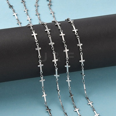 Tarnish Resistant 304 Stainless Steel Link Chains CHS-K001-68-1