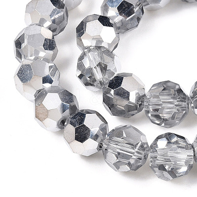 Transparent Electroplate Glass Beads Strands LS-EGLA-A035-T8mm-M01-1