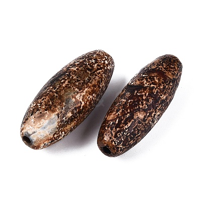 Natural Tree Bark Agate Beads G-Q606-22-1