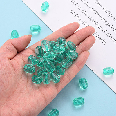 Transparent Acrylic Beads TACR-S154-24A-68-1