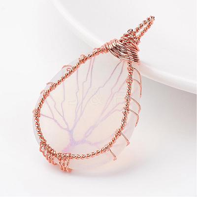 Opalite Pendants G-K122-06RG-1