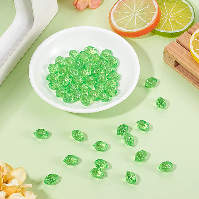 50Pcs Transparent Acrylic Beads TACR-TADJ0001-01B-1