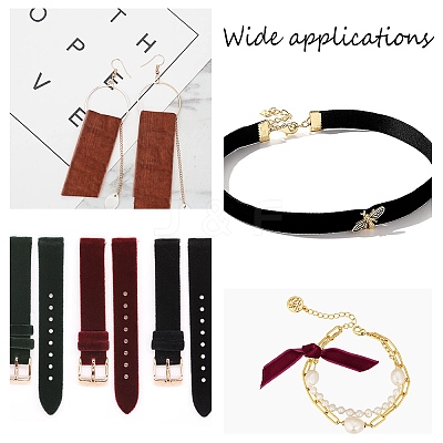 Velvet Ribbon SRIB-WH0006-18L-1