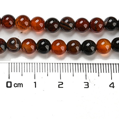 Natural Agate Bead Strands G-R173-6mm-05-1