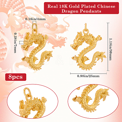 8Pcs Barss Pendants KK-BBC0014-49-1