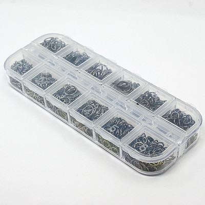 1 Box Iron Open Jump Rings IFIN-X0005-B-B-1
