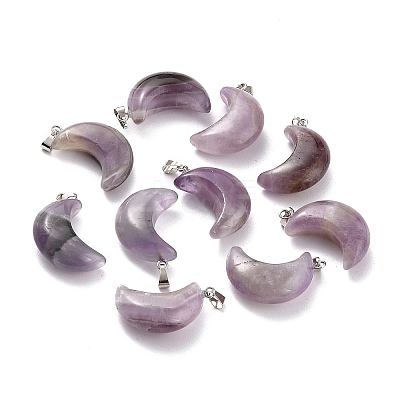 Natural Amethyst Pendants X-G-Z022-02C-1