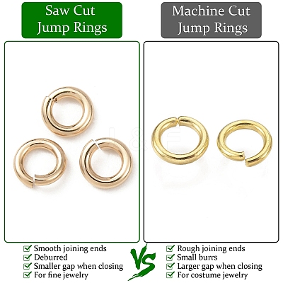 925 Sterling Silver Saw Cut Open Jump Rings STER-F036-02G-0.9x7mm-1