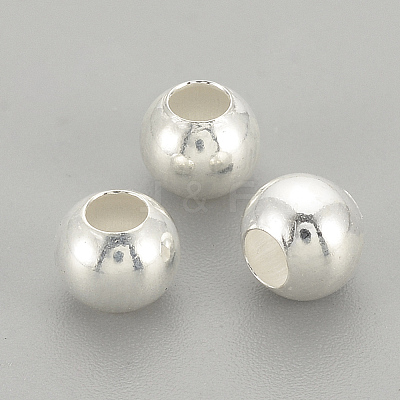 925 Sterling Silver Beads STER-S002-12-5mm-1