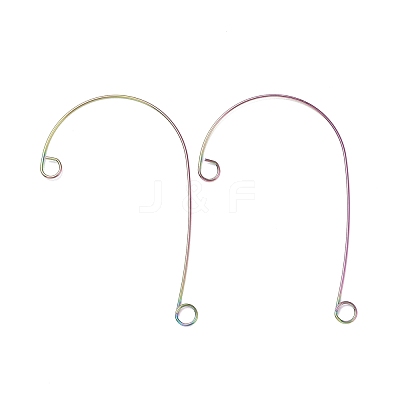 Rainbow Color 316 Stainless Steel Ear Cuff Findings Ion Plating(IP) STAS-H148-02M-1